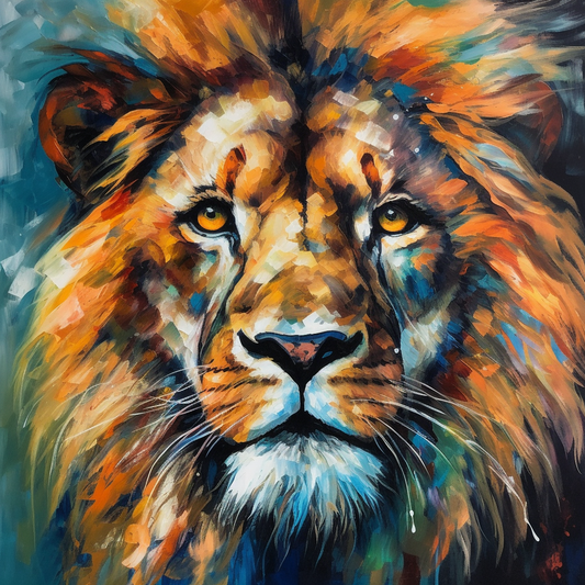 The Splendor of the King: Exploring the "Majestic Lion Portrait