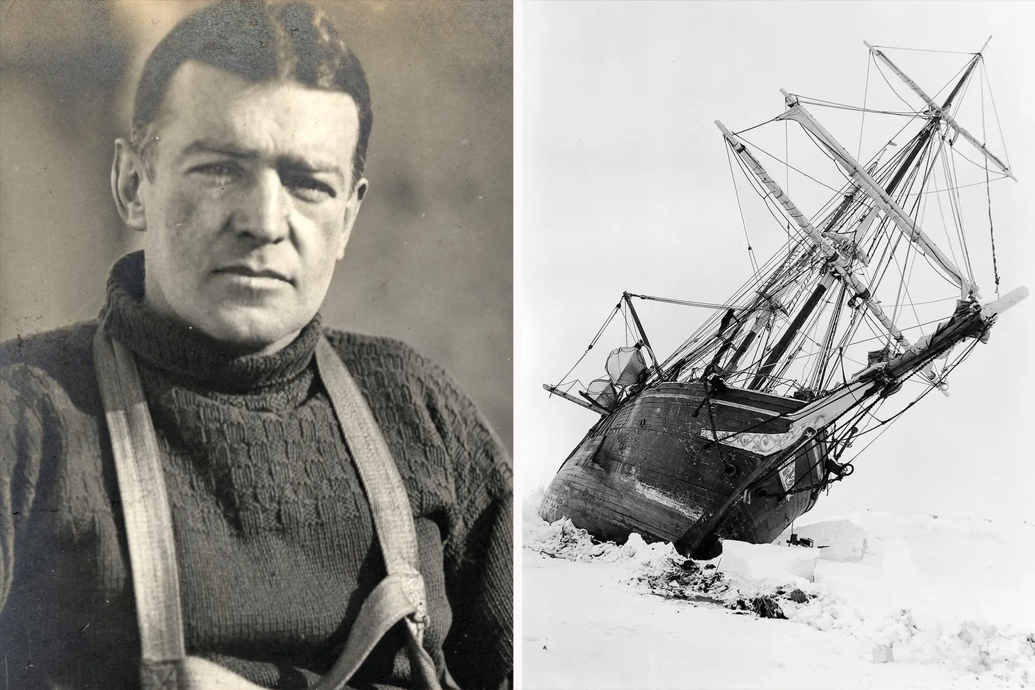 Art Collection Ernest Shackleton's adventures.