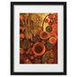 Abstract Autumn Forest Prints: Autumnal Reverie Series by Lux Label Labs - luxlabellabs.com