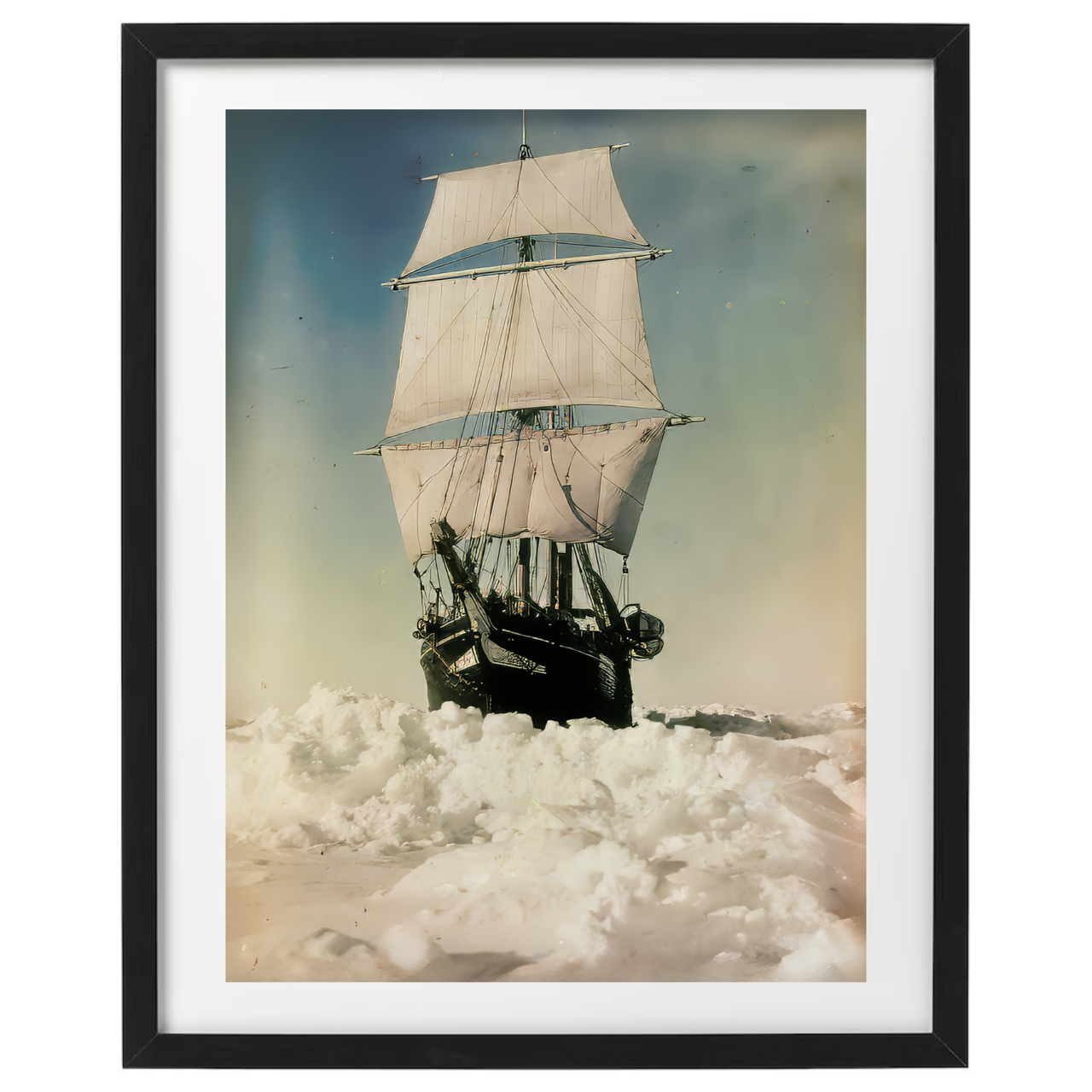 Unveil Number 1 Adventure with the Endurance Ship Art Print: A Tale of Resilience and Beauty