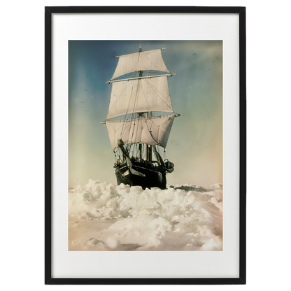 Unveil Number 1 Adventure with the Endurance Ship Art Print: A Tale of Resilience and Beauty - luxlabellabs.com