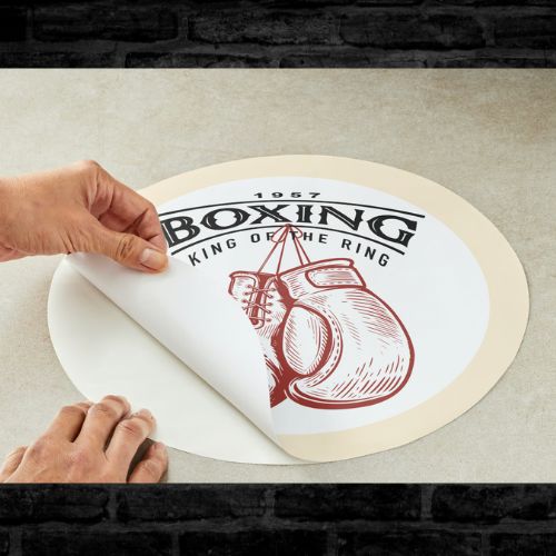 Elite 1957 Boxing King of the Ring Canvas Collection: 18x24 gerahmte Wandkunst und 12" individueller Bodenaufkleber – Box-Memorabilien in limitierter Auflage