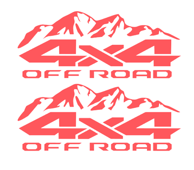 4x4 Off Road Decal Set - Durable & Stylish for Any Vehicle