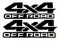 4x4 Off Road Decal Set - Durable & Stylish for Any Vehicle