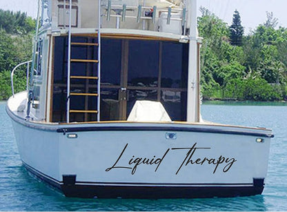 Signature Boat Decals: Premium Craftsmanship & Personalized Name Lettering - luxlabellabs.com