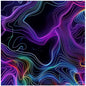 Niagara's Exclusive Neon Swirl Wall Murals - Illuminate Your Space - luxlabellabs.com