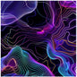 Niagara's Exclusive Neon Swirl Wall Murals - Illuminate Your Space - luxlabellabs.com