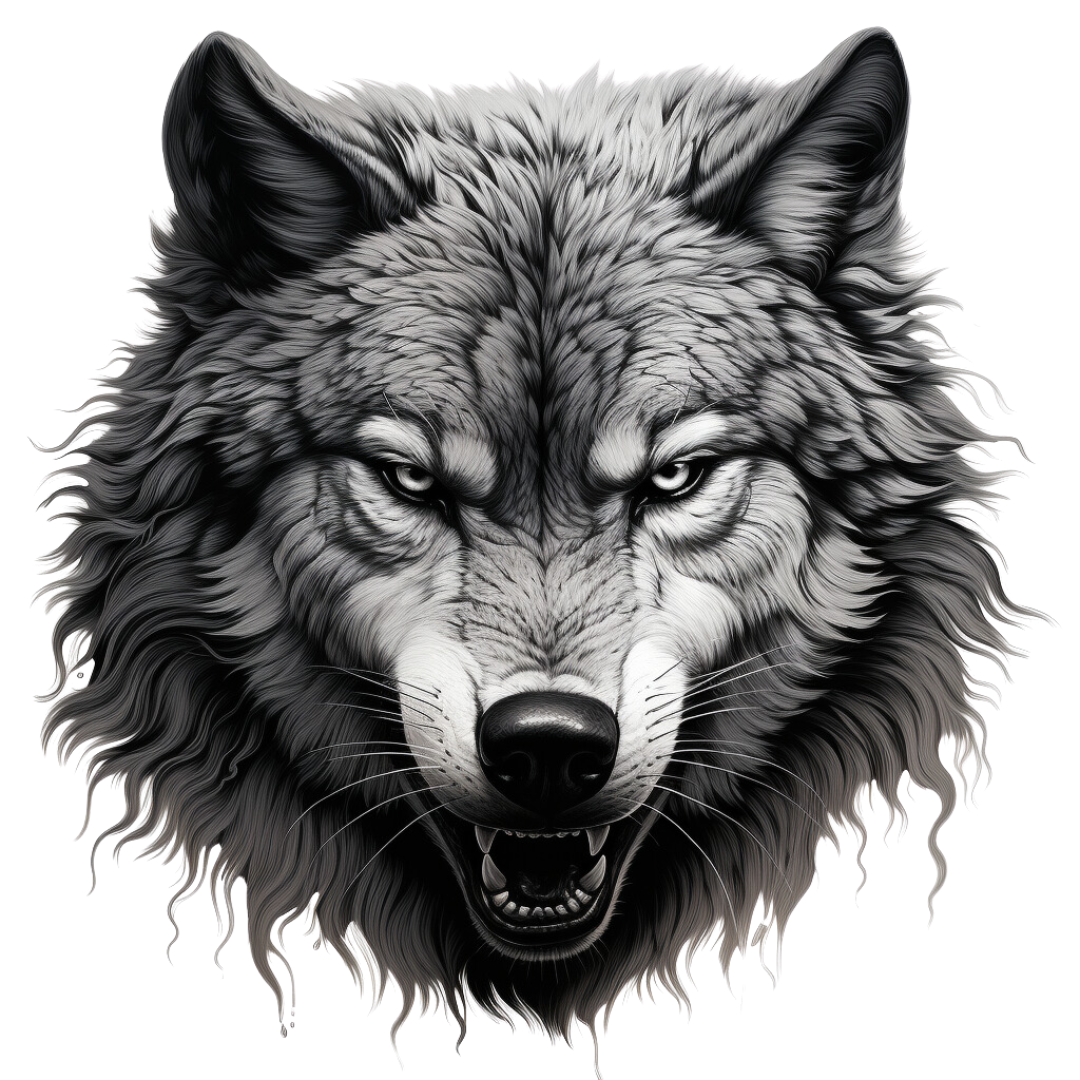 Alpha Wolf Decal – Bold Custom Wolf Head Truck Vinyl Graphic - luxlabellabs.com