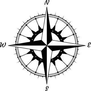 6" Enhance Your Vessel's Look: Durable Compass Rose Navigation Decals