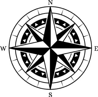 6" Enhance Your Vessel's Look: Durable Compass Rose Navigation Decals