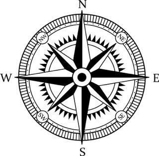 6" Enhance Your Vessel's Look: Durable Compass Rose Navigation Decals