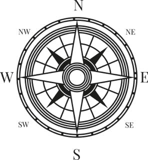 6" Style Your Sea Journey: Chic Compass Rose Decals for Stylish Mariners