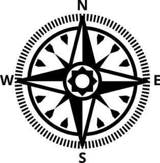 6" Enhance Your Vessel's Look: Durable Compass Rose Navigation Decals