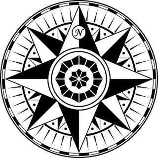 6" Enhance Your Vessel's Look: Durable Compass Rose Navigation Decals