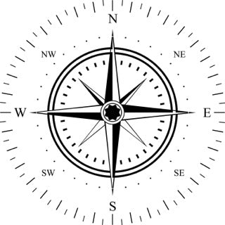 6" Enhance Your Vessel's Look: Durable Compass Rose Navigation Decals