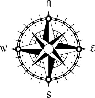 6" Navigate with Precision: Premium Compass Rose Decals for Boats