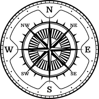 6" Enhance Your Vessel's Look: Durable Compass Rose Navigation Decals