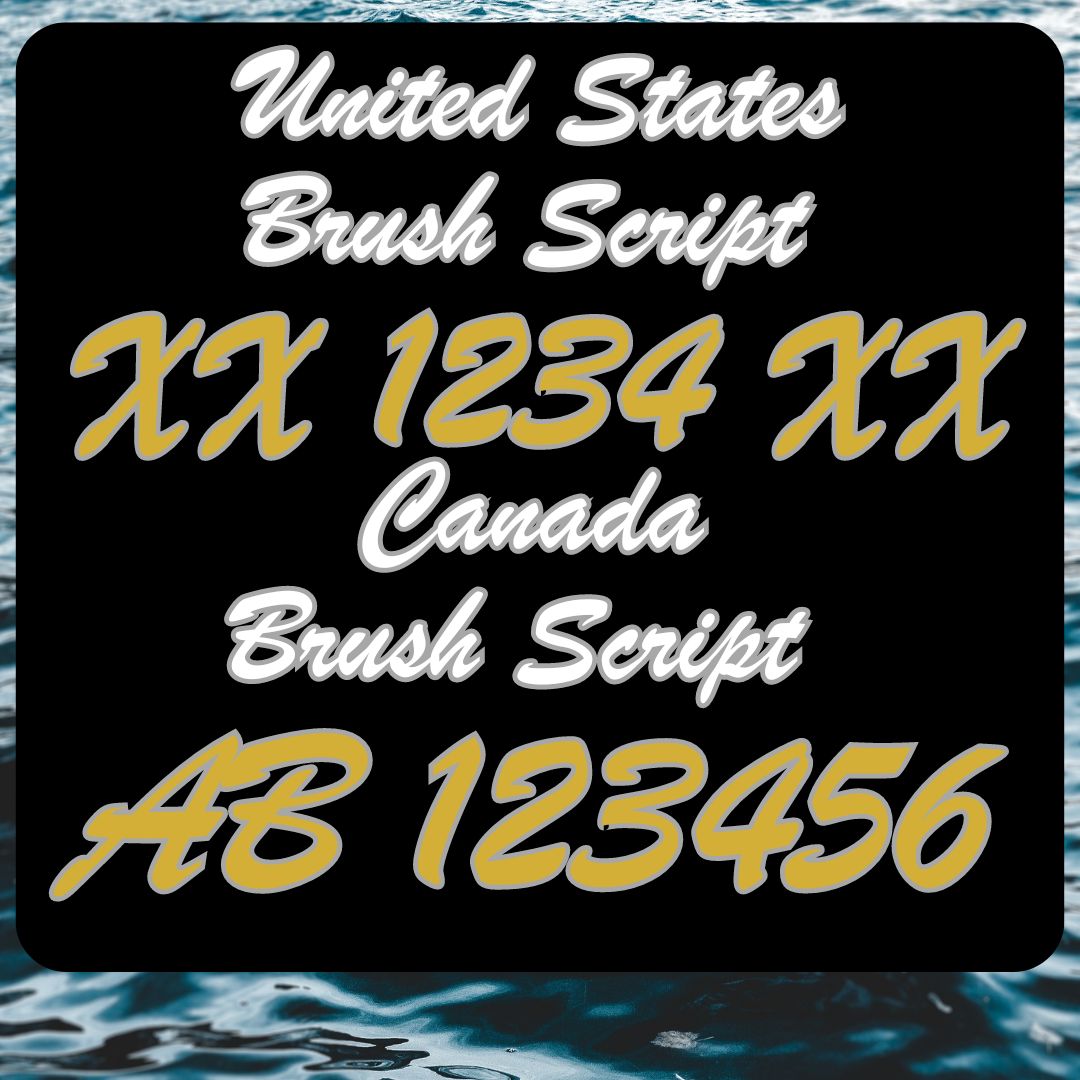 Premium Custom Boat Registration Numbers - Durable, Stylish & Compliant - luxlabellabs.com