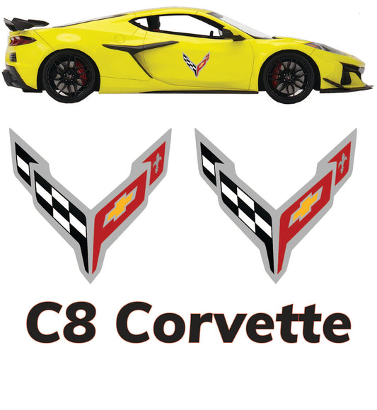 C8 Corvette Decal Kit for Corvette Enthusiasts