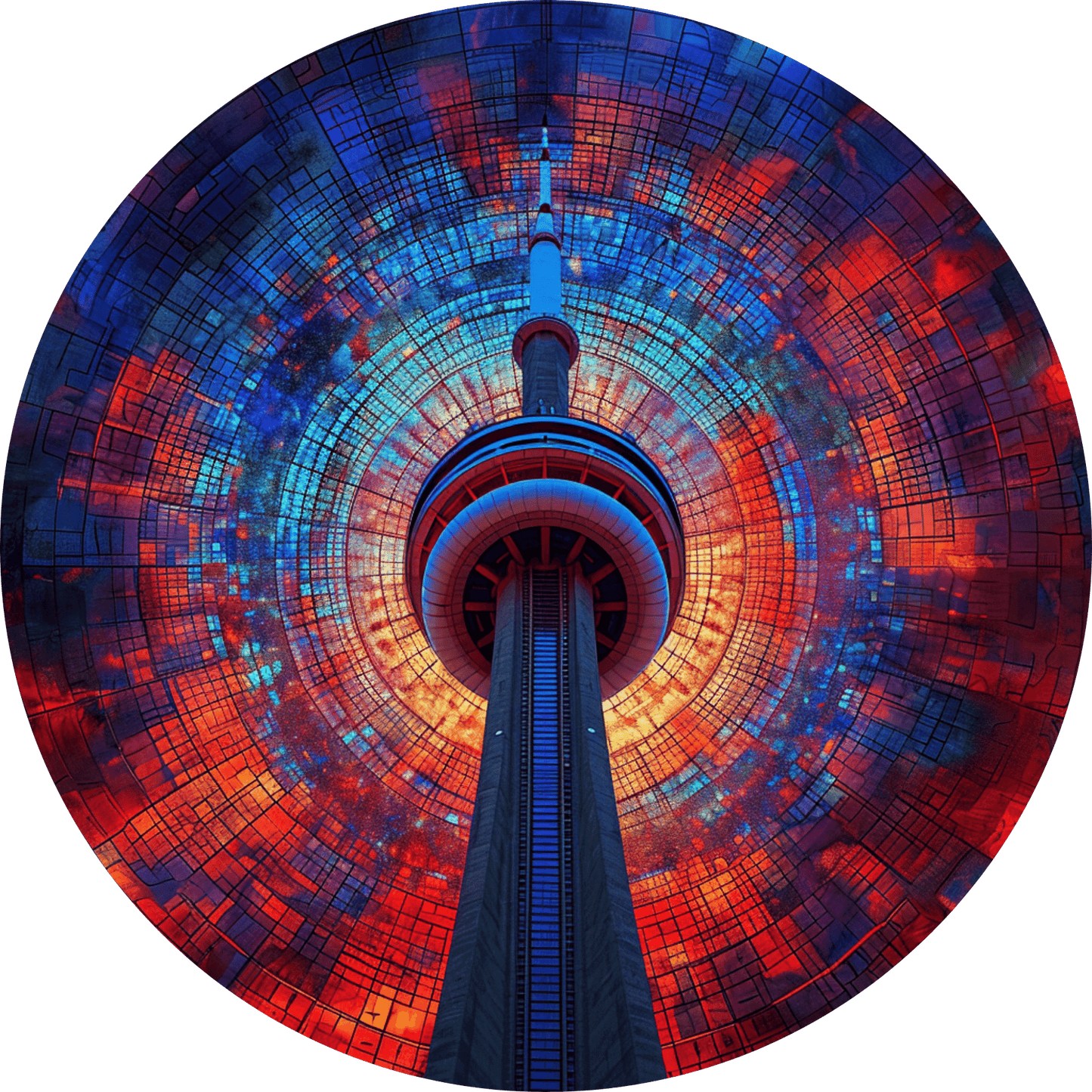 Personalize Your Space - Lux Label Labs' CN Tower Peel-and-Stick Murals