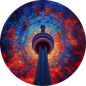 Personalize Your Space - Lux Label Labs' CN Tower Peel-and-Stick Murals - luxlabellabs.com