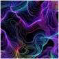 Niagara's Exclusive Neon Swirl Wall Murals - Illuminate Your Space - luxlabellabs.com