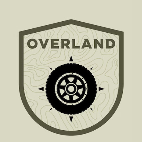 Premium Overland Crest Shield with Wheel Decal – Lux Label Labs