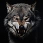 Hyper-Realistic Wolf Canvas Print - Majestic Wildlife Art 18x24 Inches - luxlabellabs.com