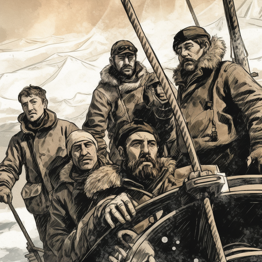 Legendary Endurance Journey - Ernest Shackleton Expedition 11"x14" Framed Print