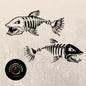 Walleye Fish Bone Decal