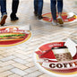 Custom Floor Tile Decal Sticker for Restaurants – Brand Your Flooring | Lux Label Labs - luxlabellabs.com