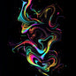 Niagara's Exclusive Neon Swirl Wall Murals - Illuminate Your Space - luxlabellabs.com