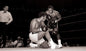 Own a Piece of Boxing History: Frazier vs. Ellis 1970 Framed Canvas Print - 18"x 24" - luxlabellabs.com