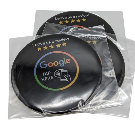 Google NFC Review Button for Business – Perfect for Countertop Mounting - luxlabellabs.com