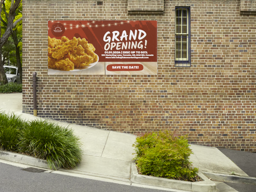 Outdoor Vinyl Canvas Banners – Durable and Weather-Resistant!