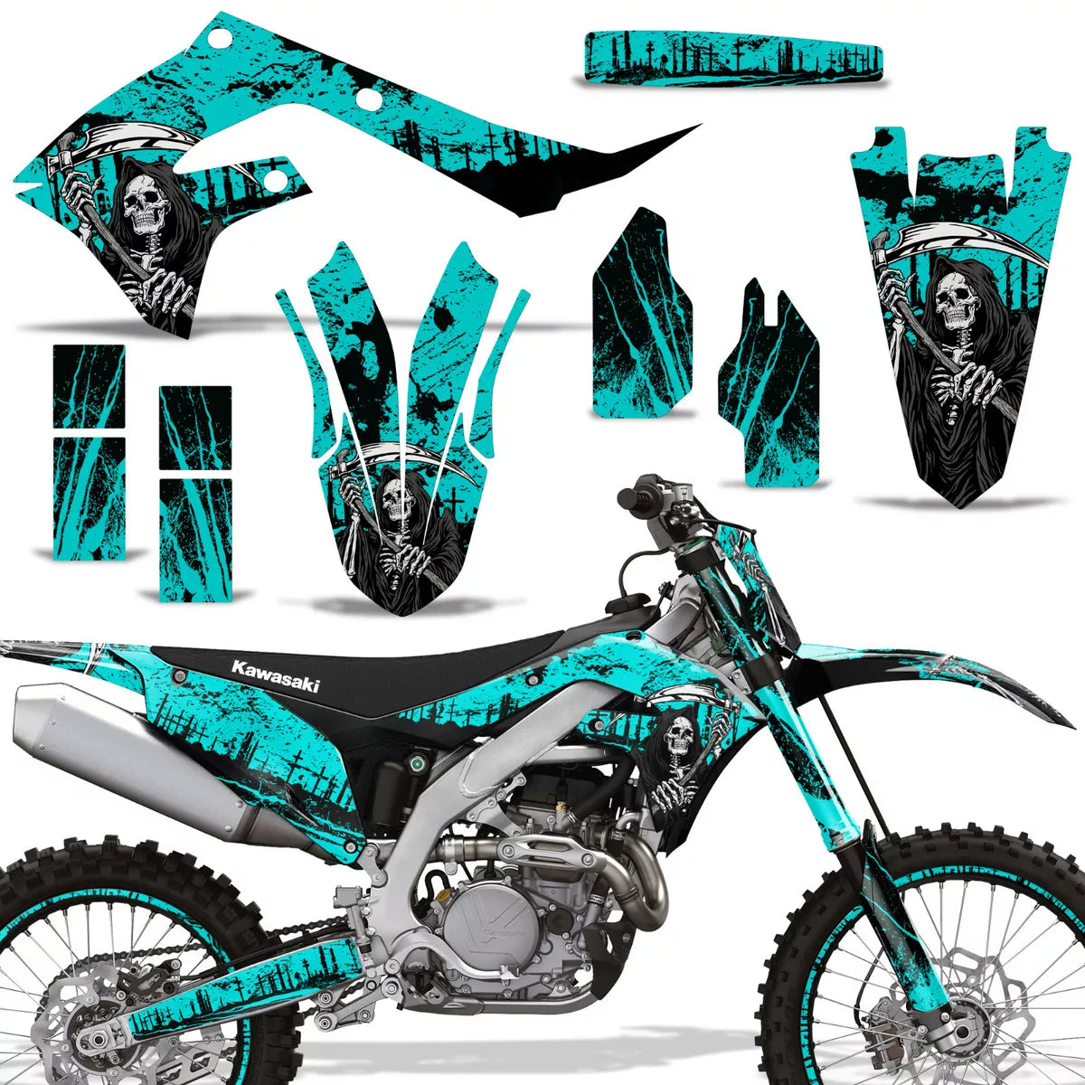 Ultimate Custom Motorcycle Dirt Bike Decal Kits by Lux Label Labs - High-Quality, Durable, Weather-Resistant, UV-Protected, Easy Install & Remove, Customizable Designs for All Bike Models
