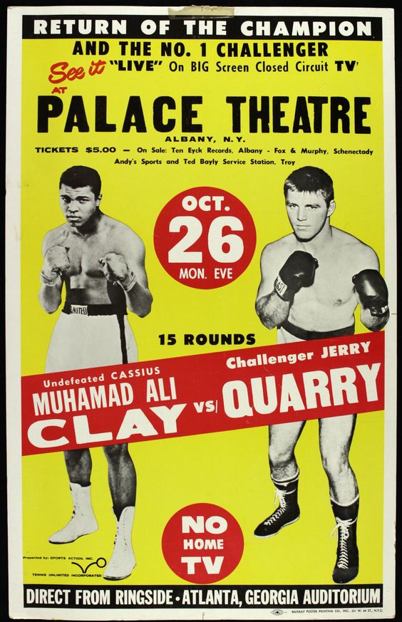 Vintage Boxing Match Posters: Legends of the Ring Collection