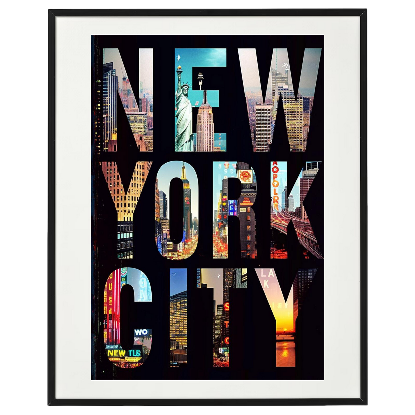 New York City Vibrance: Premium Framed Wall Art of Iconic Landscapes