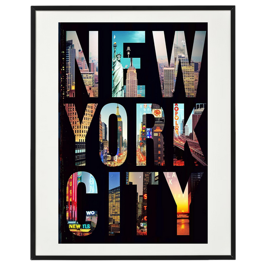 New York City Vibrance: Premium Framed Wall Art of Iconic Landscapes