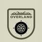 Premium Overland Shield with Compass Decal – Lux Label Labs