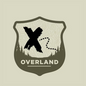 Premium Overland Shield with Crossed Axes Decal – Lux Label Labs