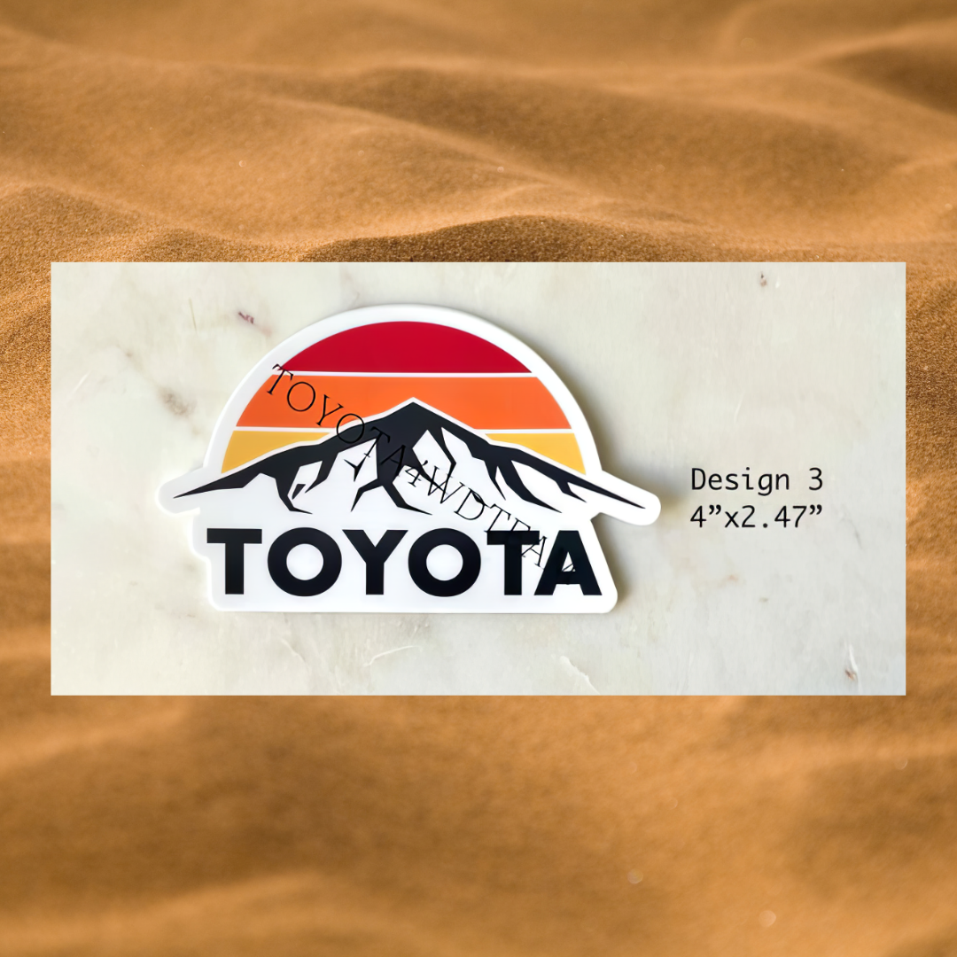 Top Adventure-Ready Toyota Decal