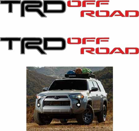 Toyota TRD Off-Road SVG Decal Kit for Cricut and Silhouette