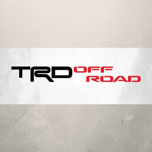 TRD Off-Road Emblem Decal - High-Performance Vinyl Sticker for Toyota Trucks & SUVs