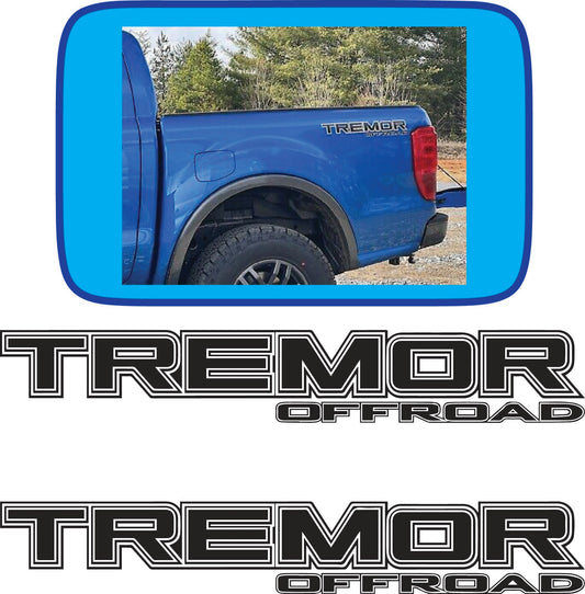 Tremor 4x4 Vinyl Decal Kit - Premium Gloss Finish (Includes 2 Tremor 4x4 Decals) - luxlabellabs.com