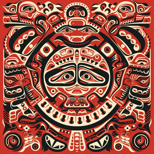 Indigenous & Abstract Decals - Exquisite Art Collection by Lux Label Labs