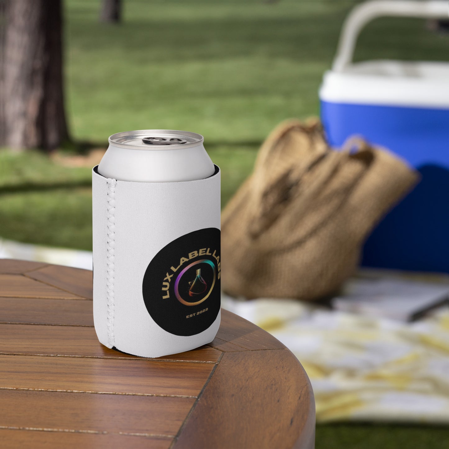 Premium Custom Printed Can Coolers - Lux Label Labs - luxlabellabs.com