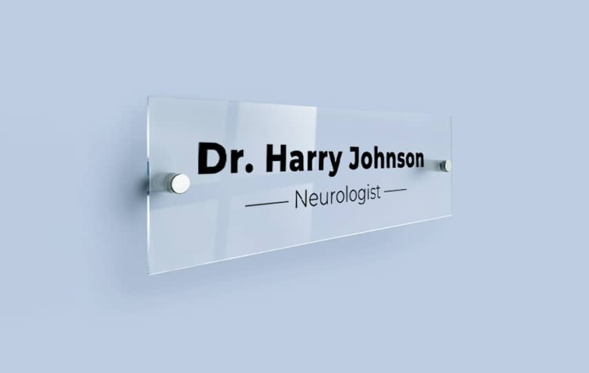 Acrylic Business Signs – Sleek & Modern Signage for Indoor or Outdoor Use