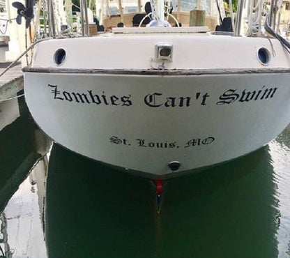 Signature Boat Decals: Premium Craftsmanship & Personalized Name Lettering - luxlabellabs.com