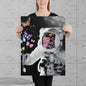 Limited Edition Cosmic Flutter Print - Astronaut Meets Butterfly Garden - luxlabellabs.com